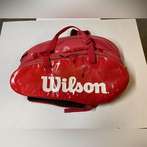 Wilson Super Tour Red Tennis Bag